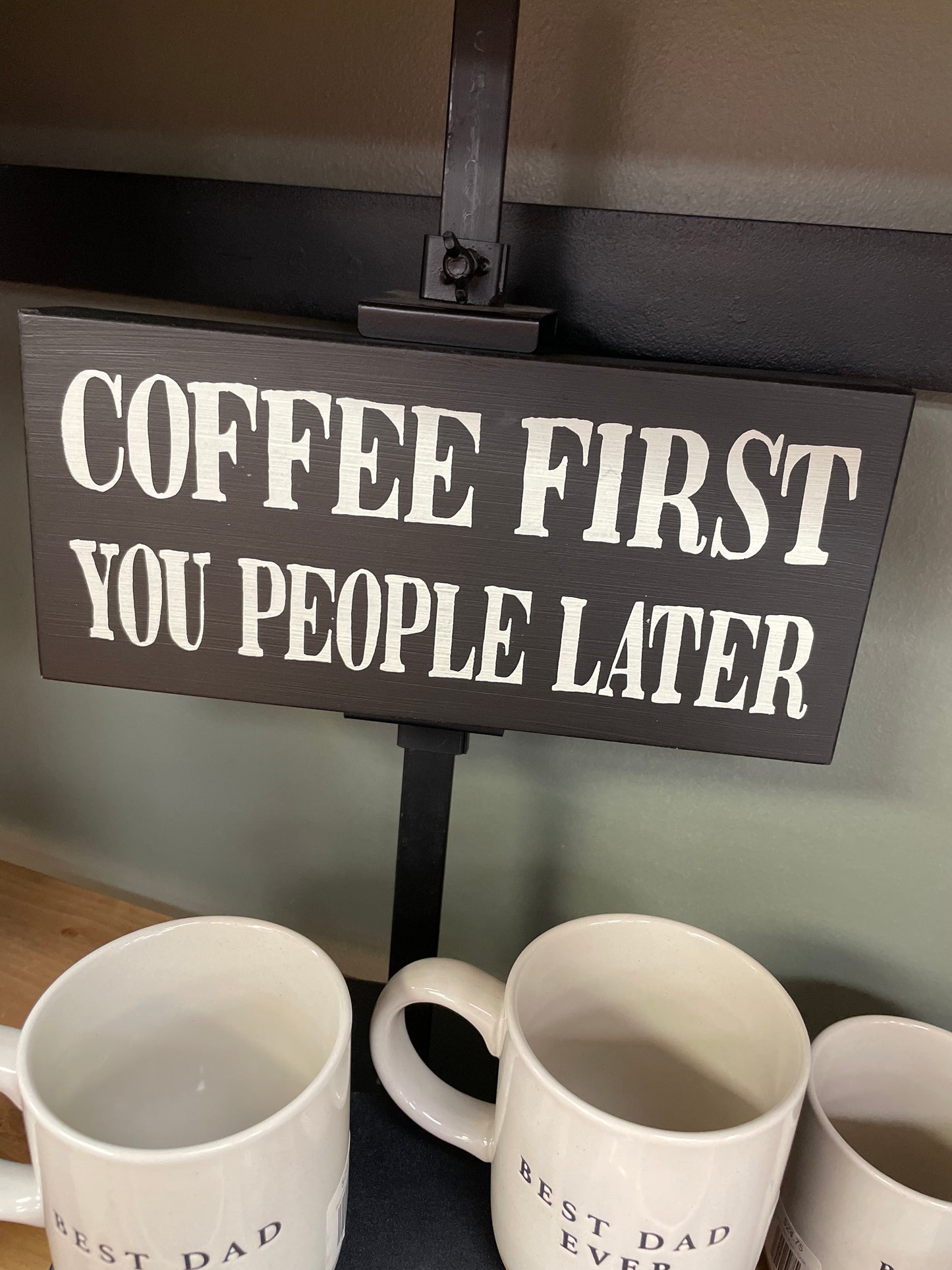 Coffee First People Later