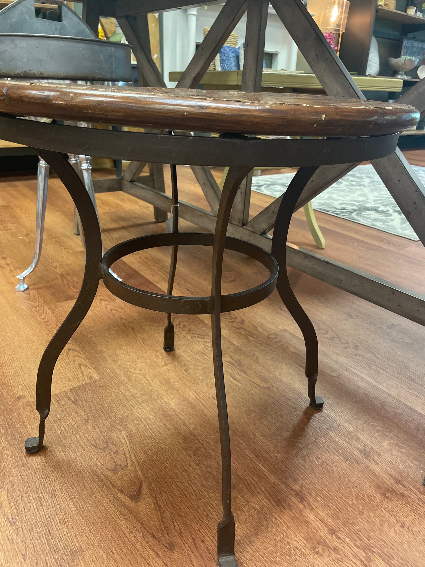 Wooden Veneer Side Table