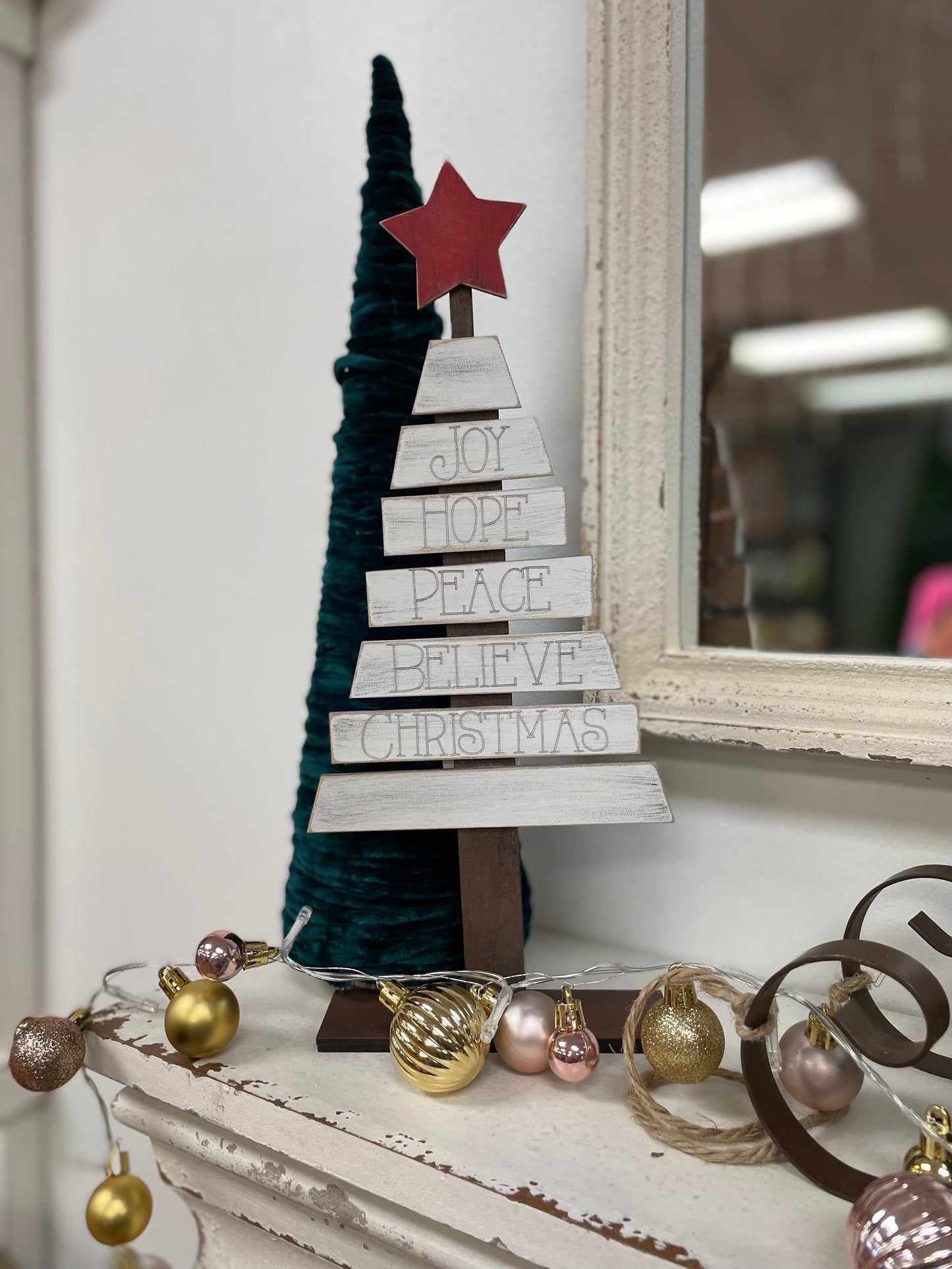 Wooden Christmas Tree w/ stand