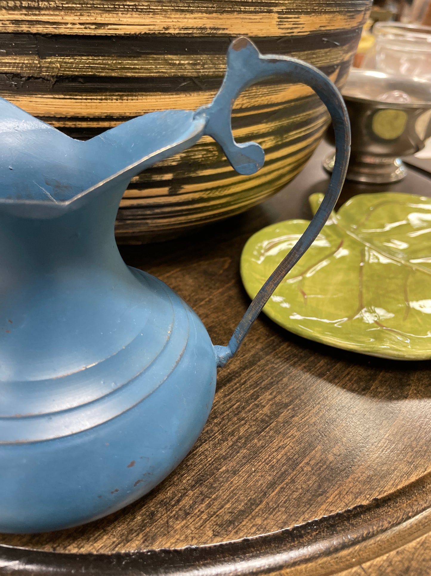 Brass Painted Vintage Pitcher