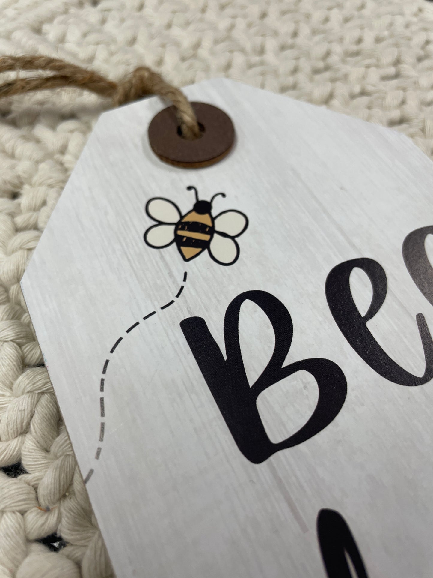 Bee Happy Tag