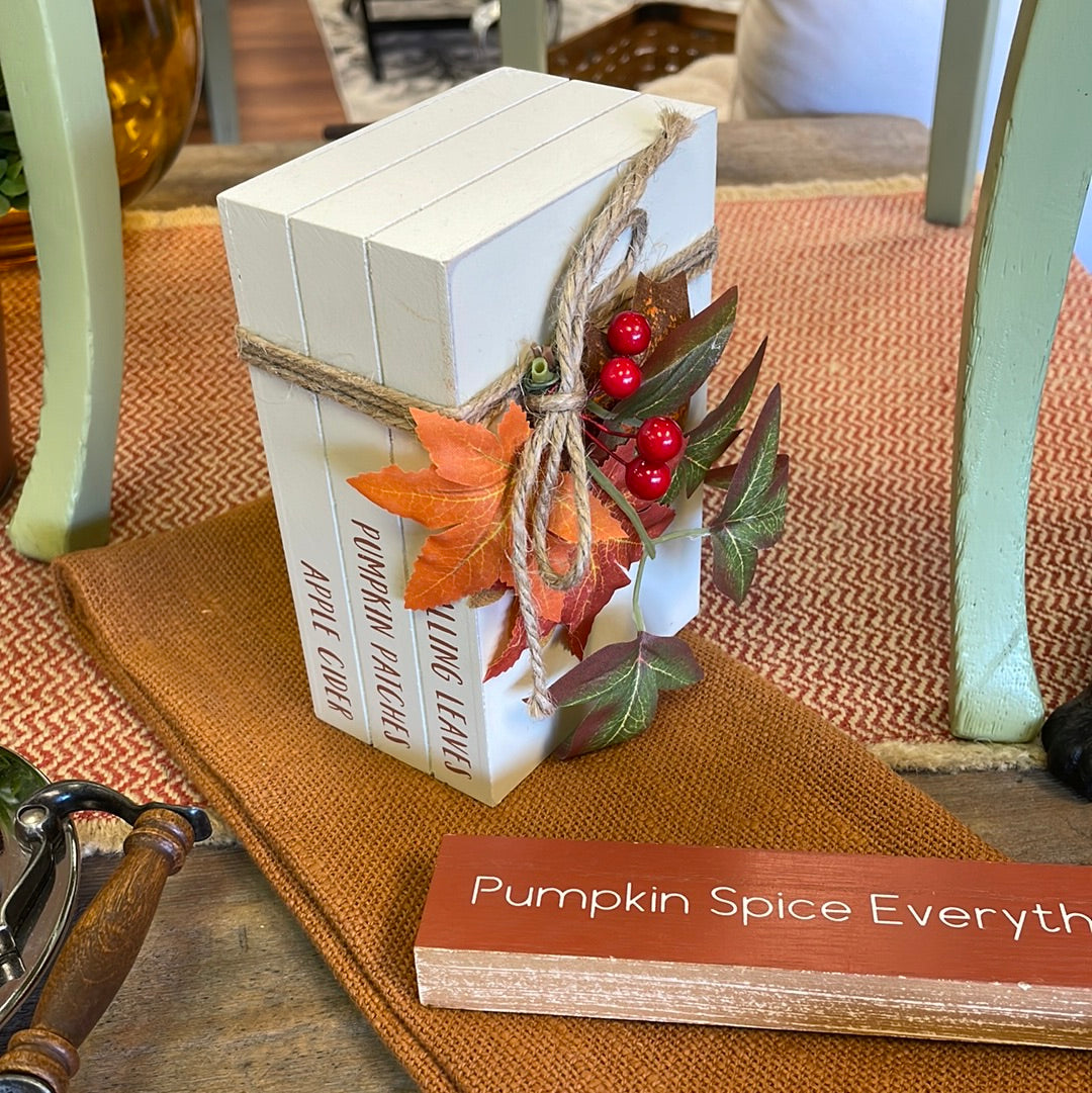 It's Fall Bookstack Décor
