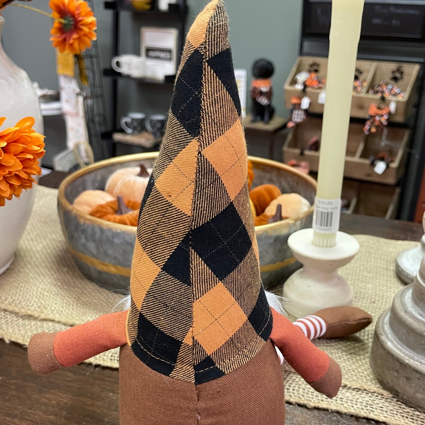 Fall Sitting Gnome