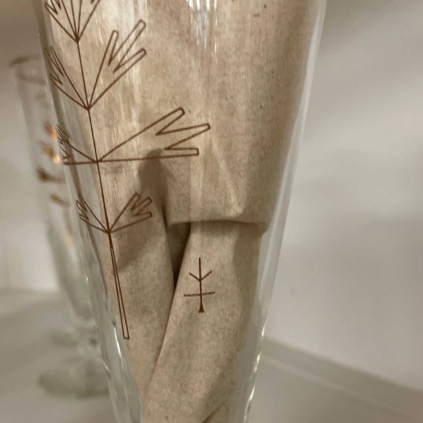 1957 Vintage Pilsners - "Jardin" by Libbey