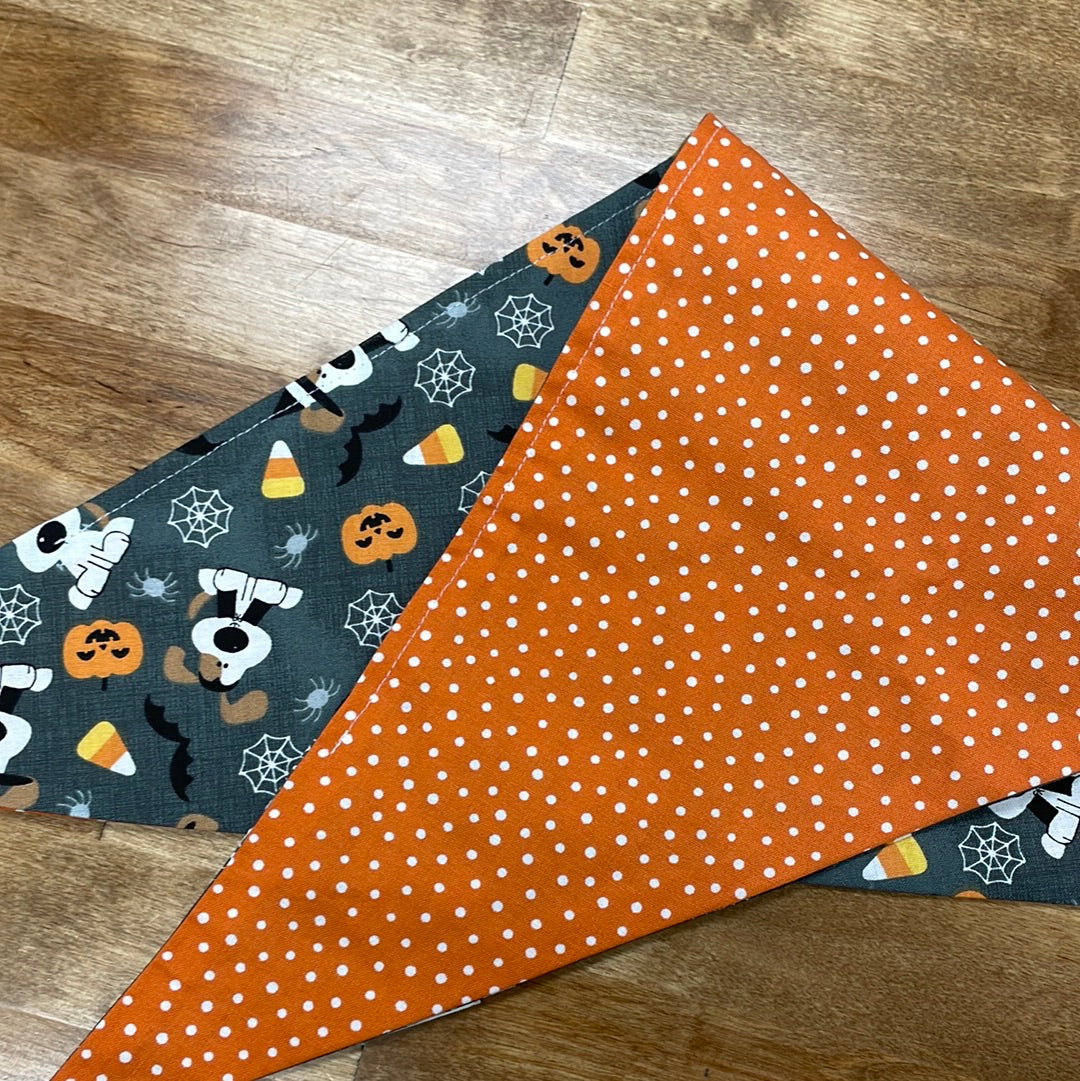Gray Dog Candy Corn - Polka Dot