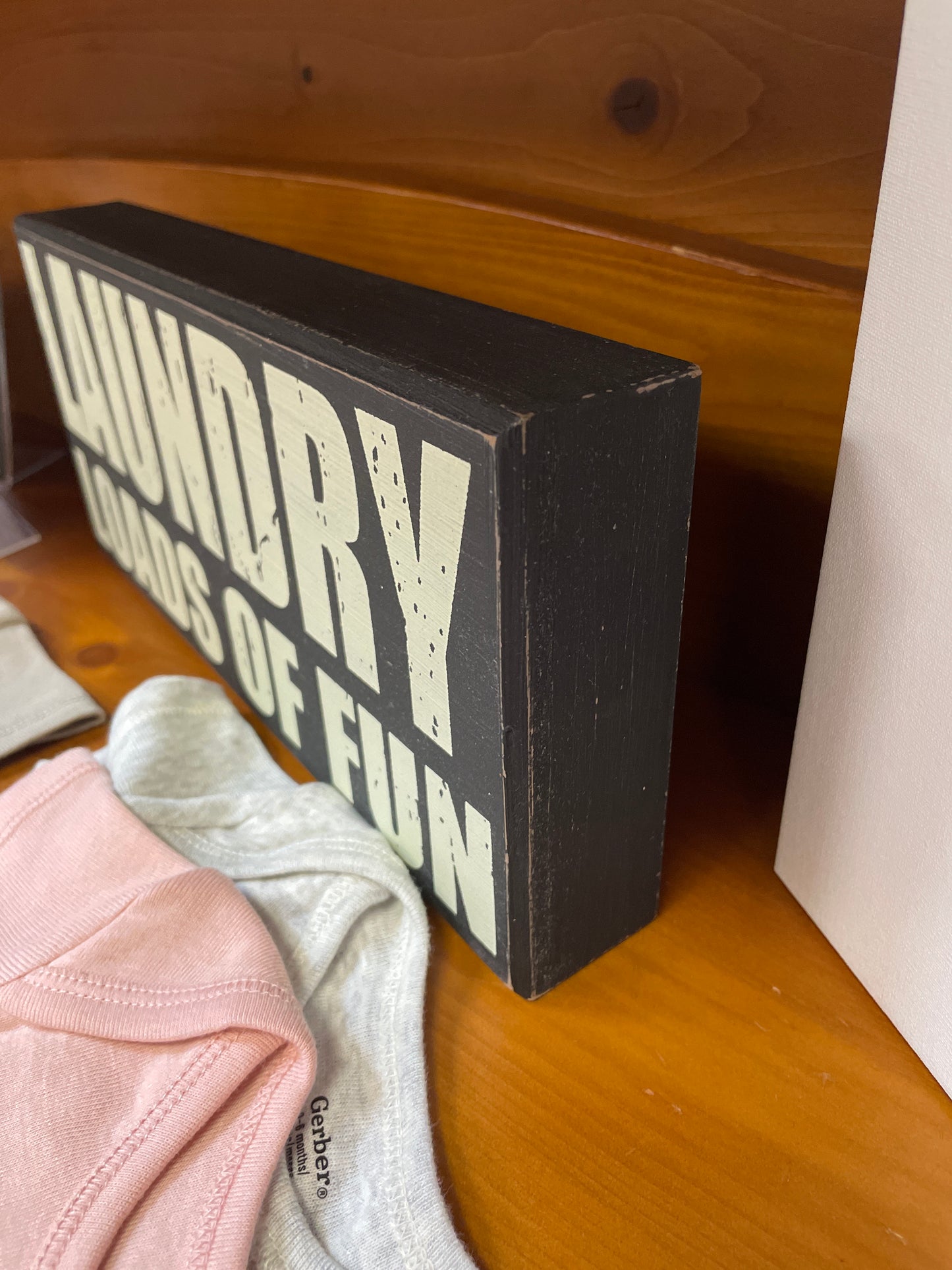 Laundry Loads of Fun - word block