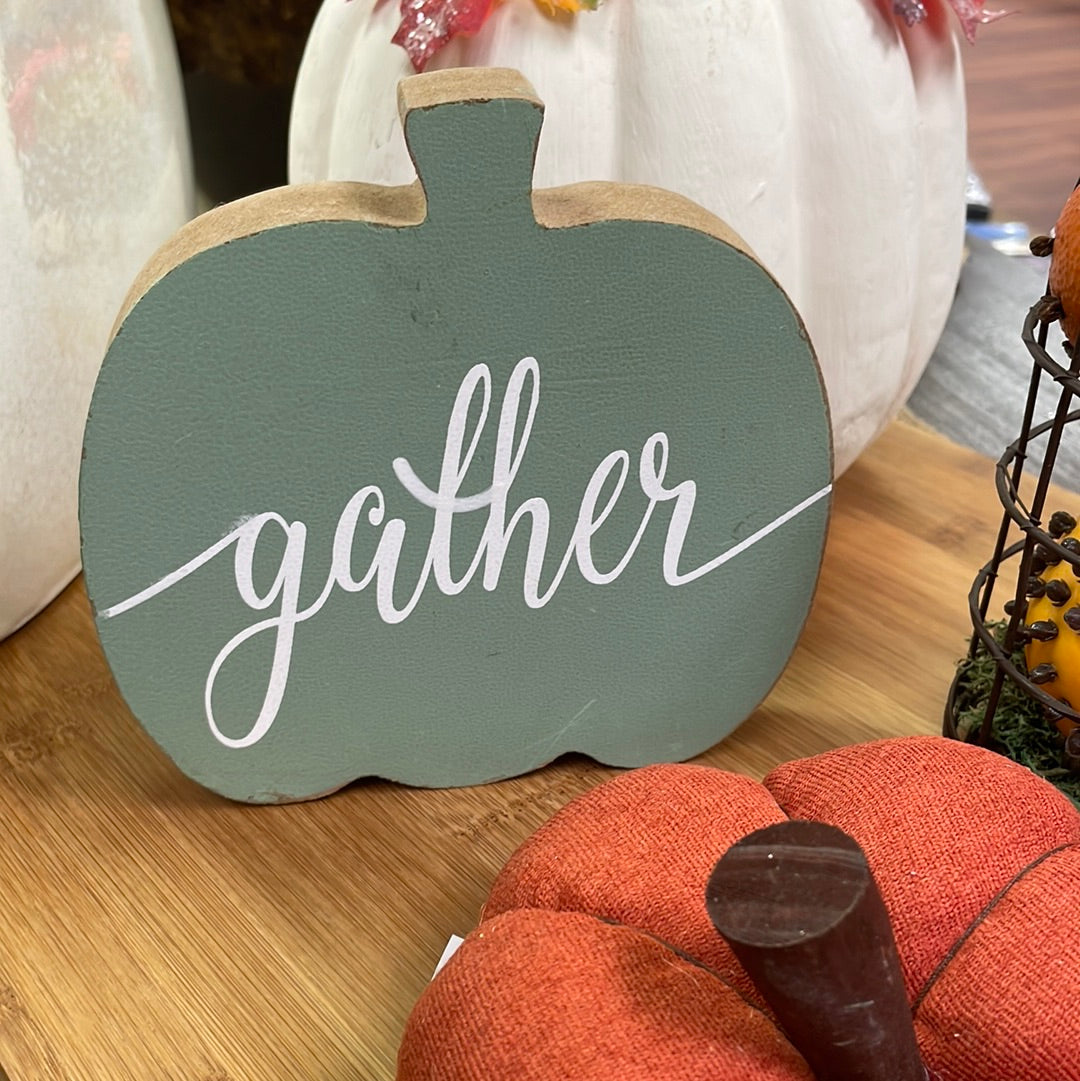 Gather Green Pumpkin