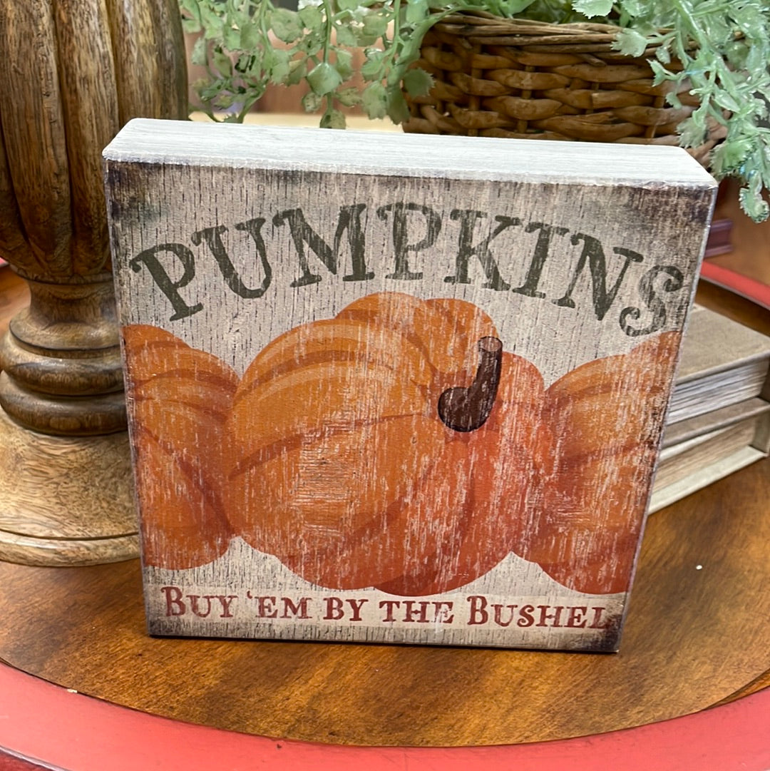 Art - Pumpkins bushel