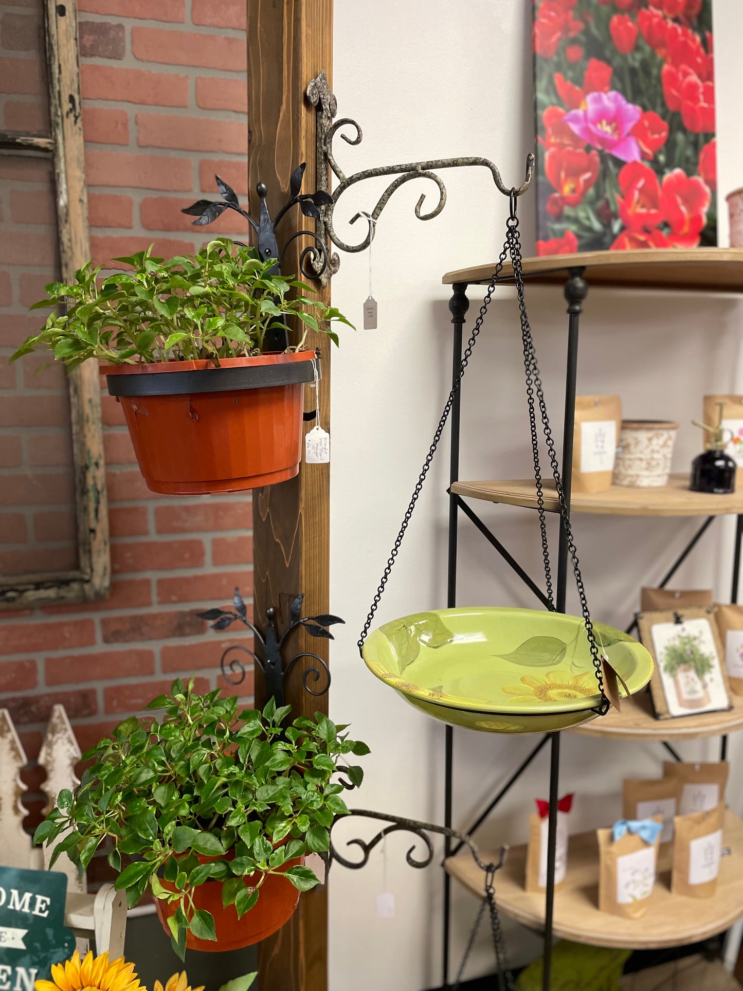 Hanging Ceramic Bird Baths