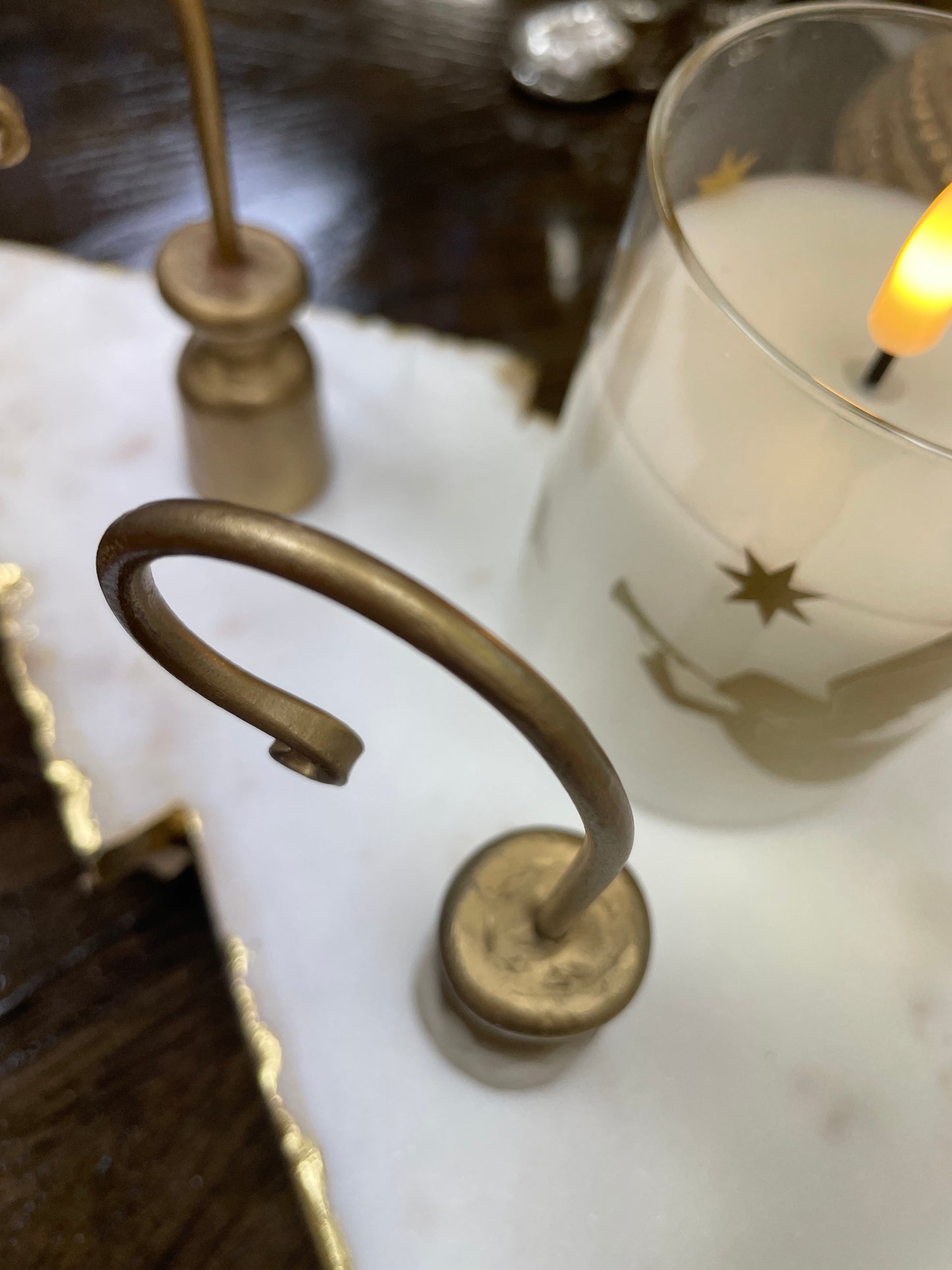 Gold Candle Snuffer