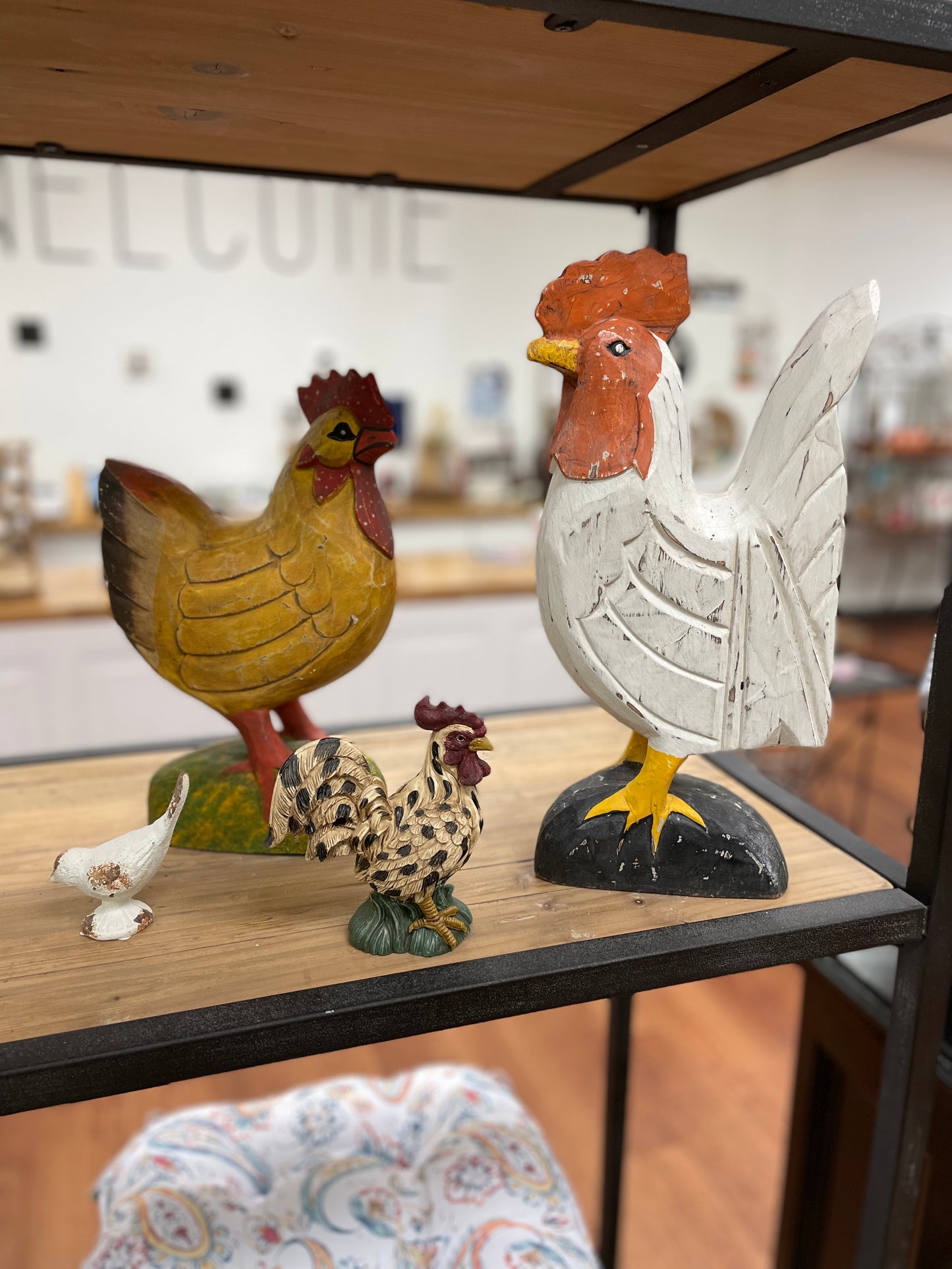 Wooden Hen - Yellow