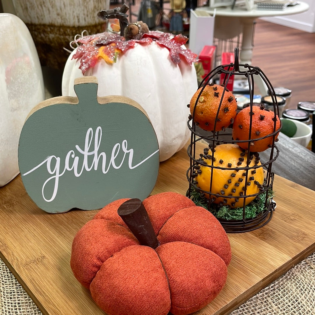Gather Green Pumpkin