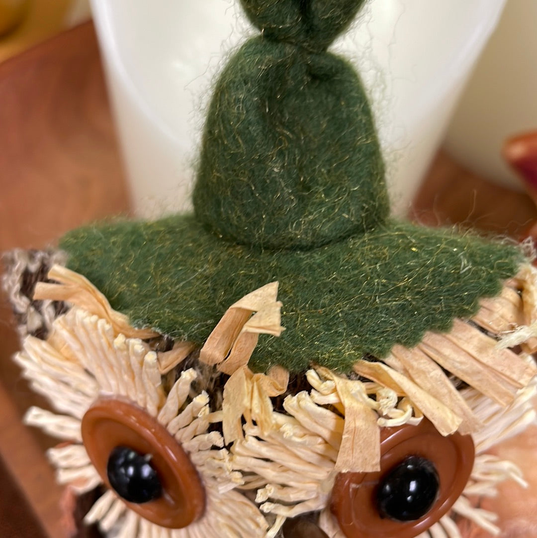 Owl - fabric ornie