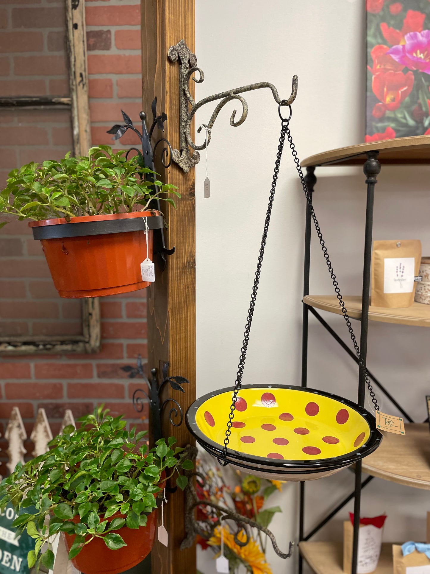 Hanging Ceramic Bird Baths