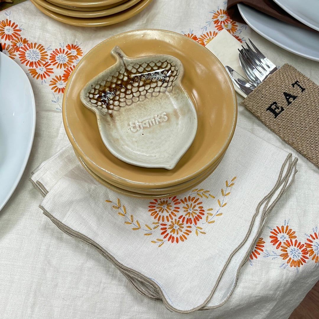 Acorn Dish - Thanks