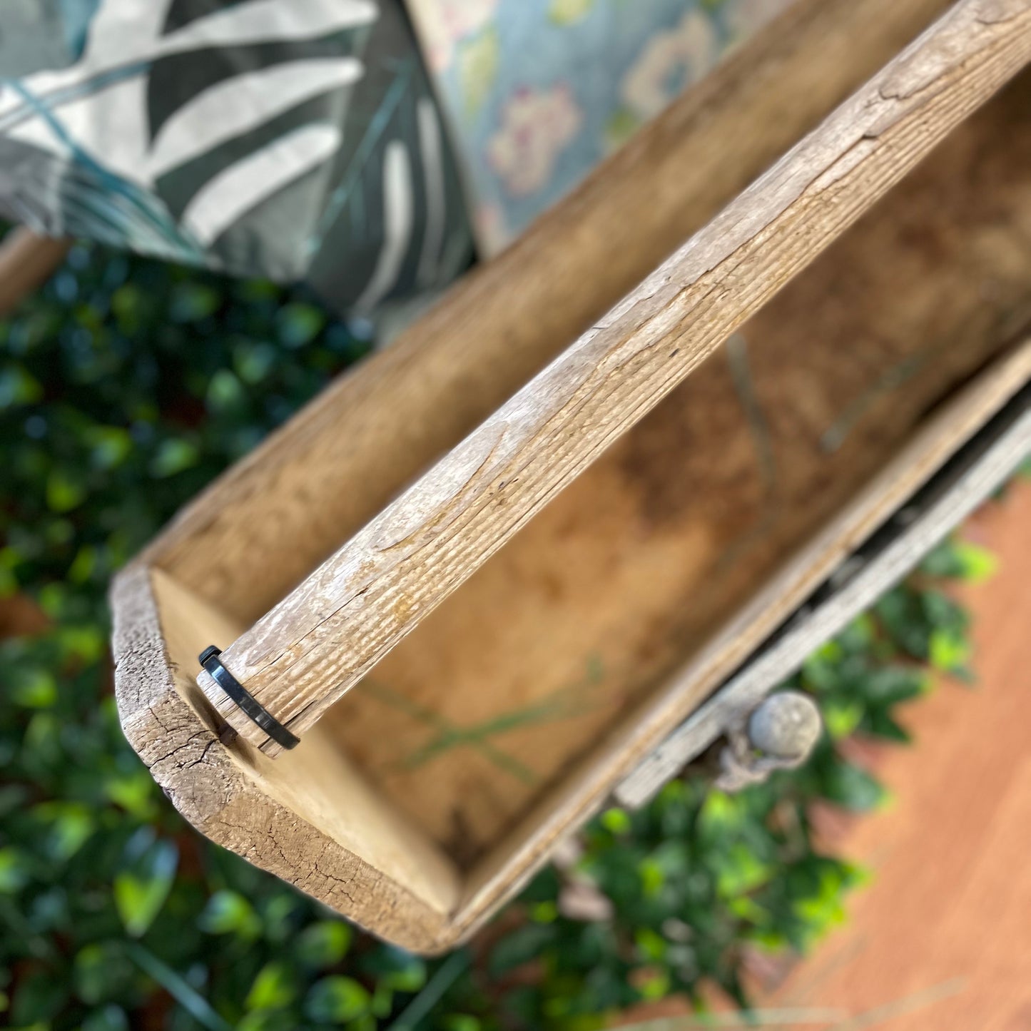 Wooden Garden Toolbox