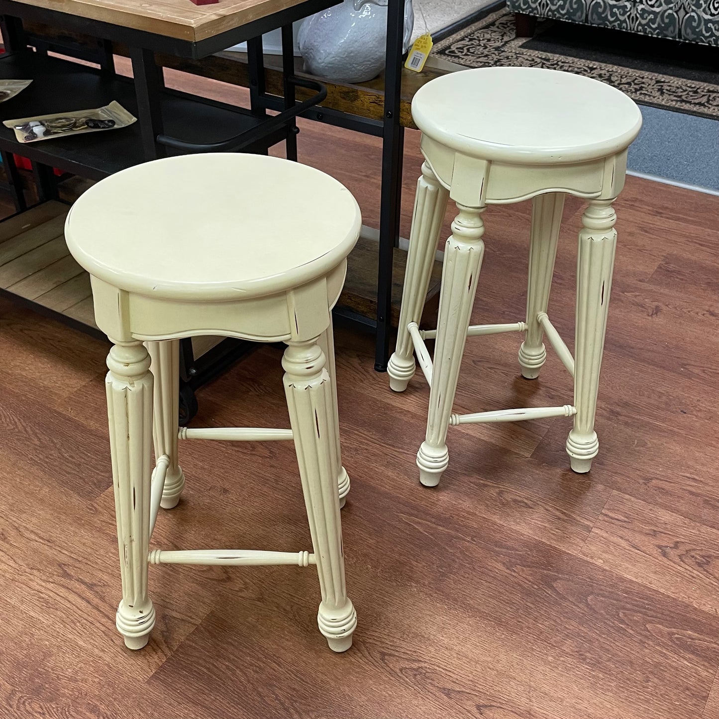 Cream Stools (pair)