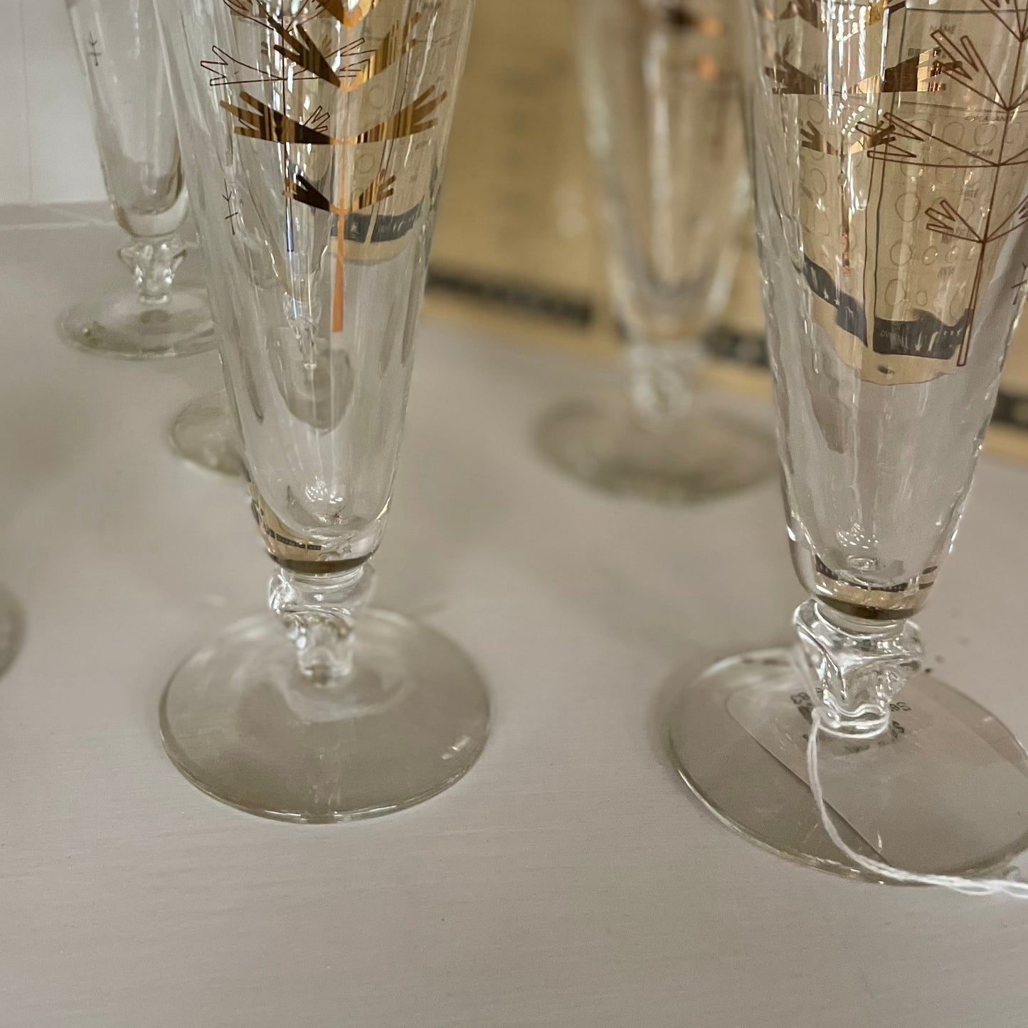 1957 Vintage Pilsners - "Jardin" by Libbey