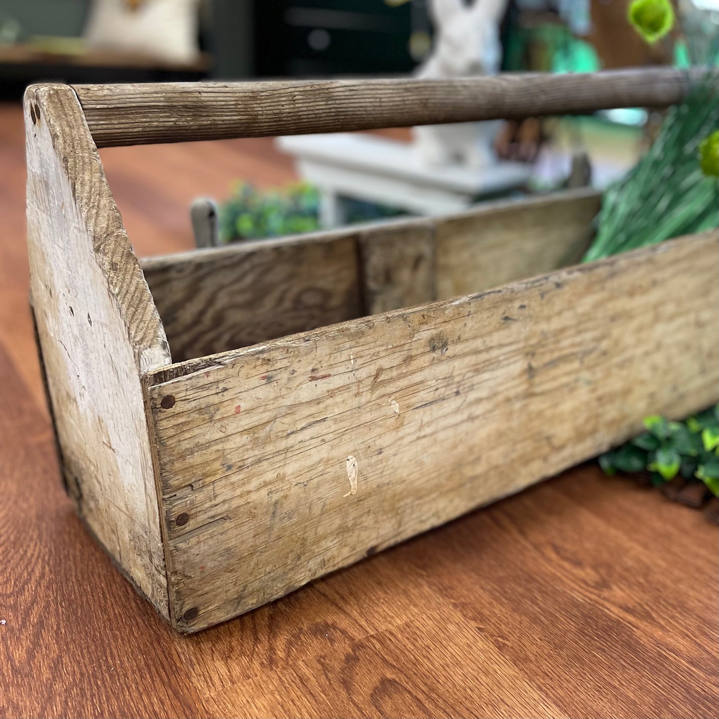 Wooden Garden Toolbox