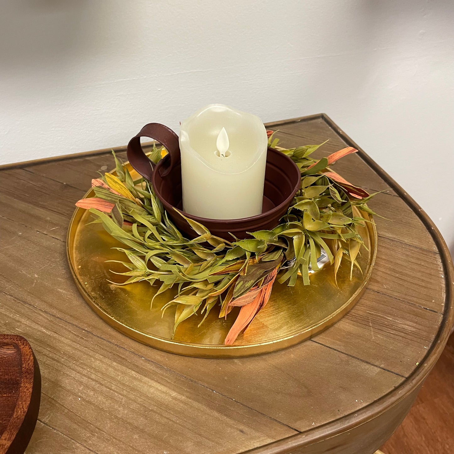 Faux Fall Candle Ring