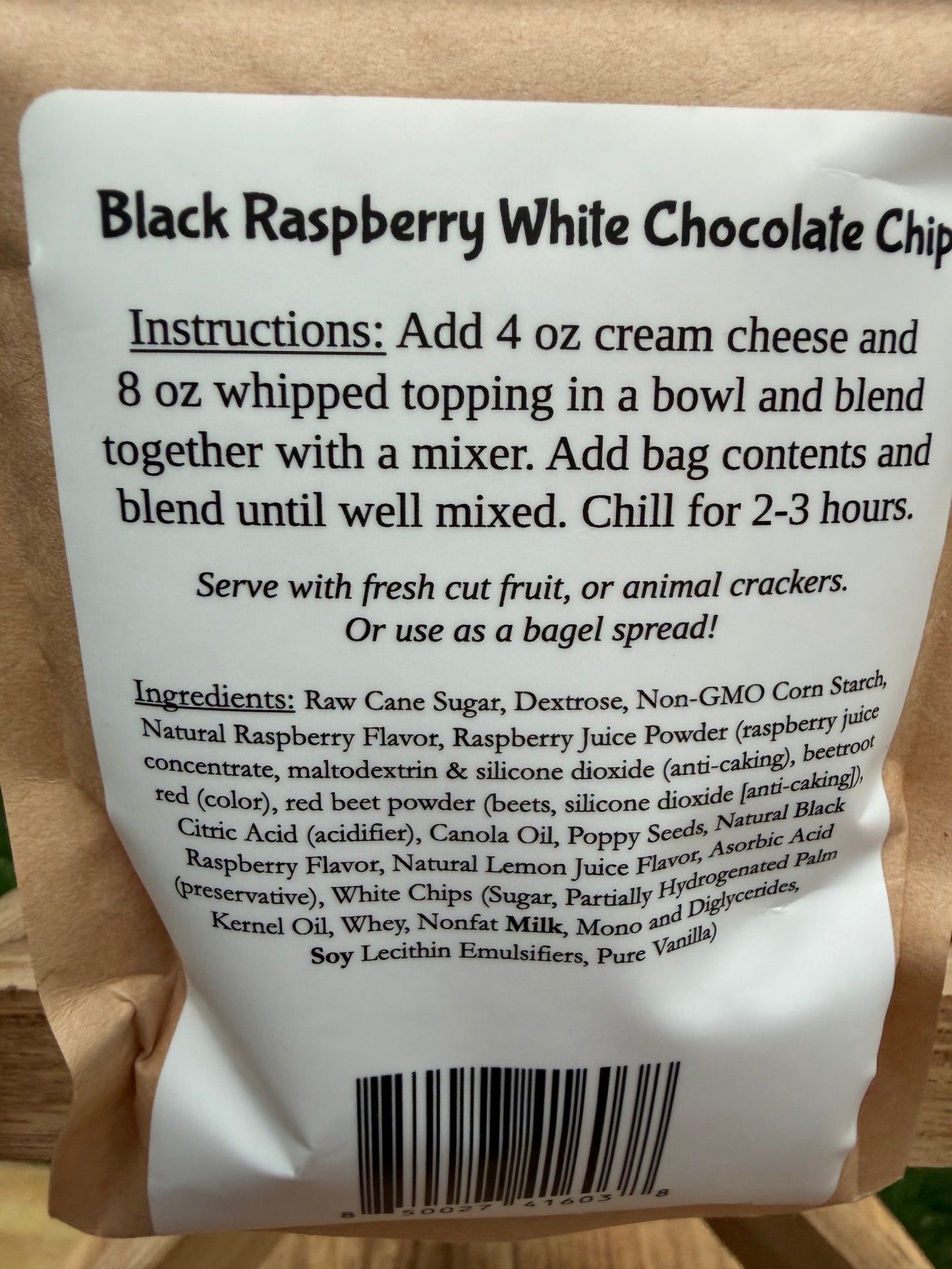 Black Raspberry White Chocolate Chip