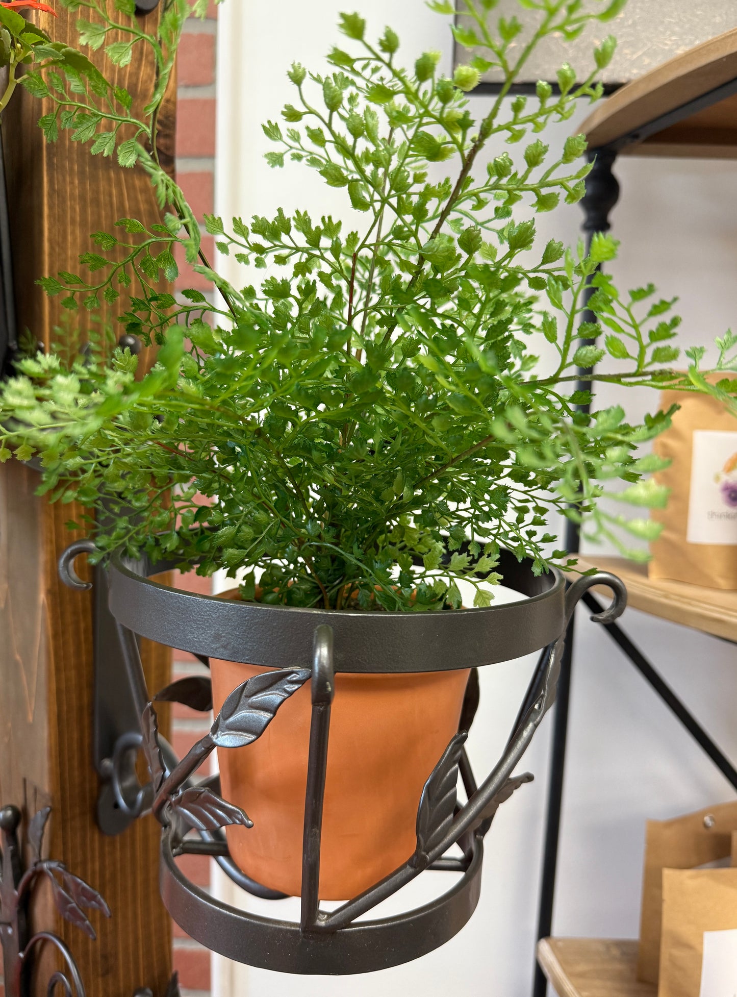 Decorative Wrought Iron Planter Hanger