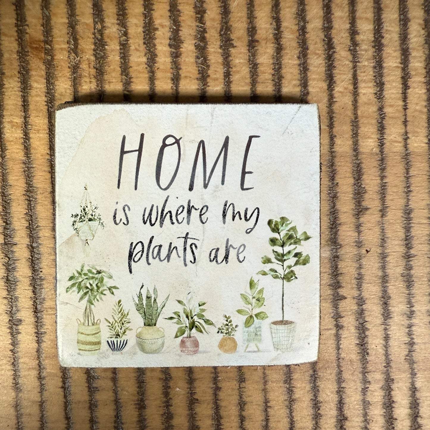 Home is Where My Plants Are Magnet