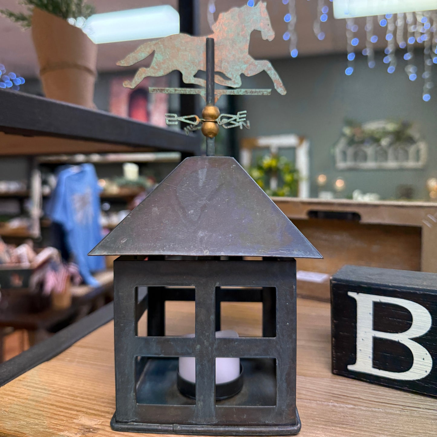 Horse Weathervane Sm Lantern