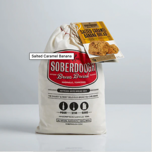 Soberdough Salted Caramel Banana Bread