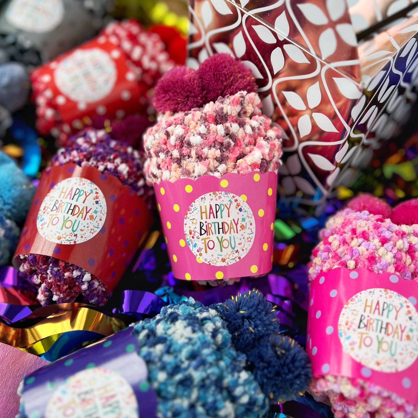 "Merry Christmas" Cozy Cupcake Socks