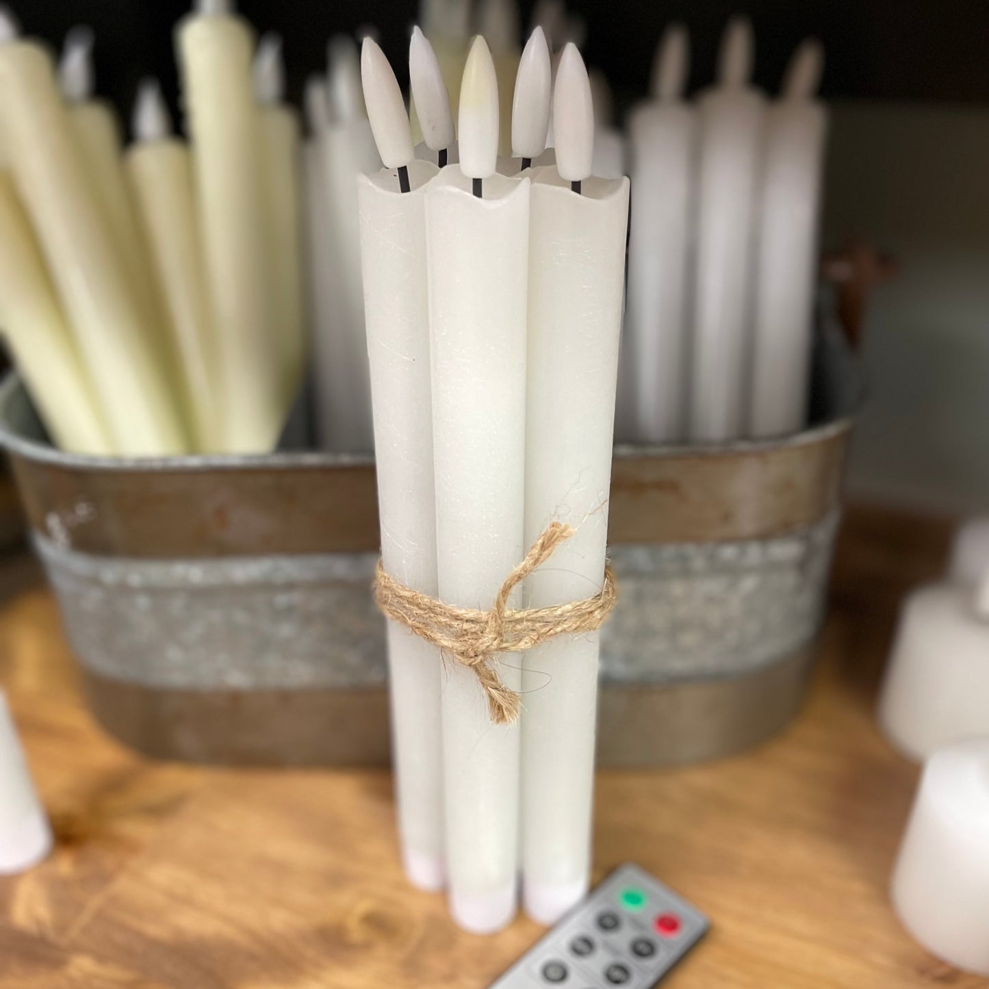 White Taper Candle Bundle