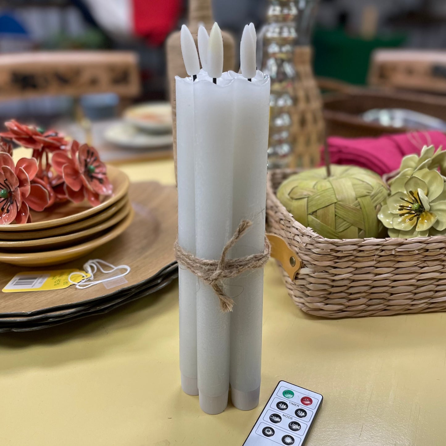 White Taper Candle Bundle