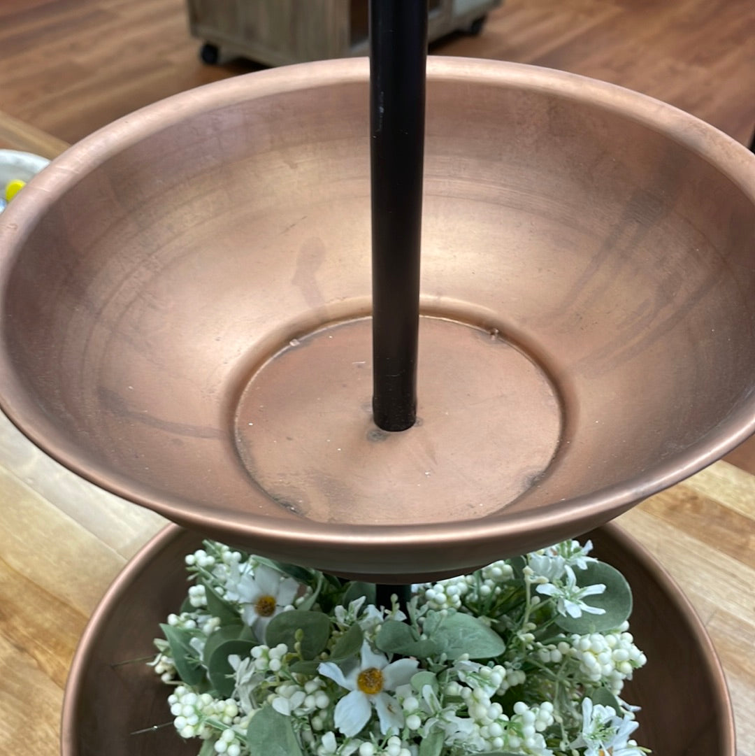 Two Tier Copper Bowls