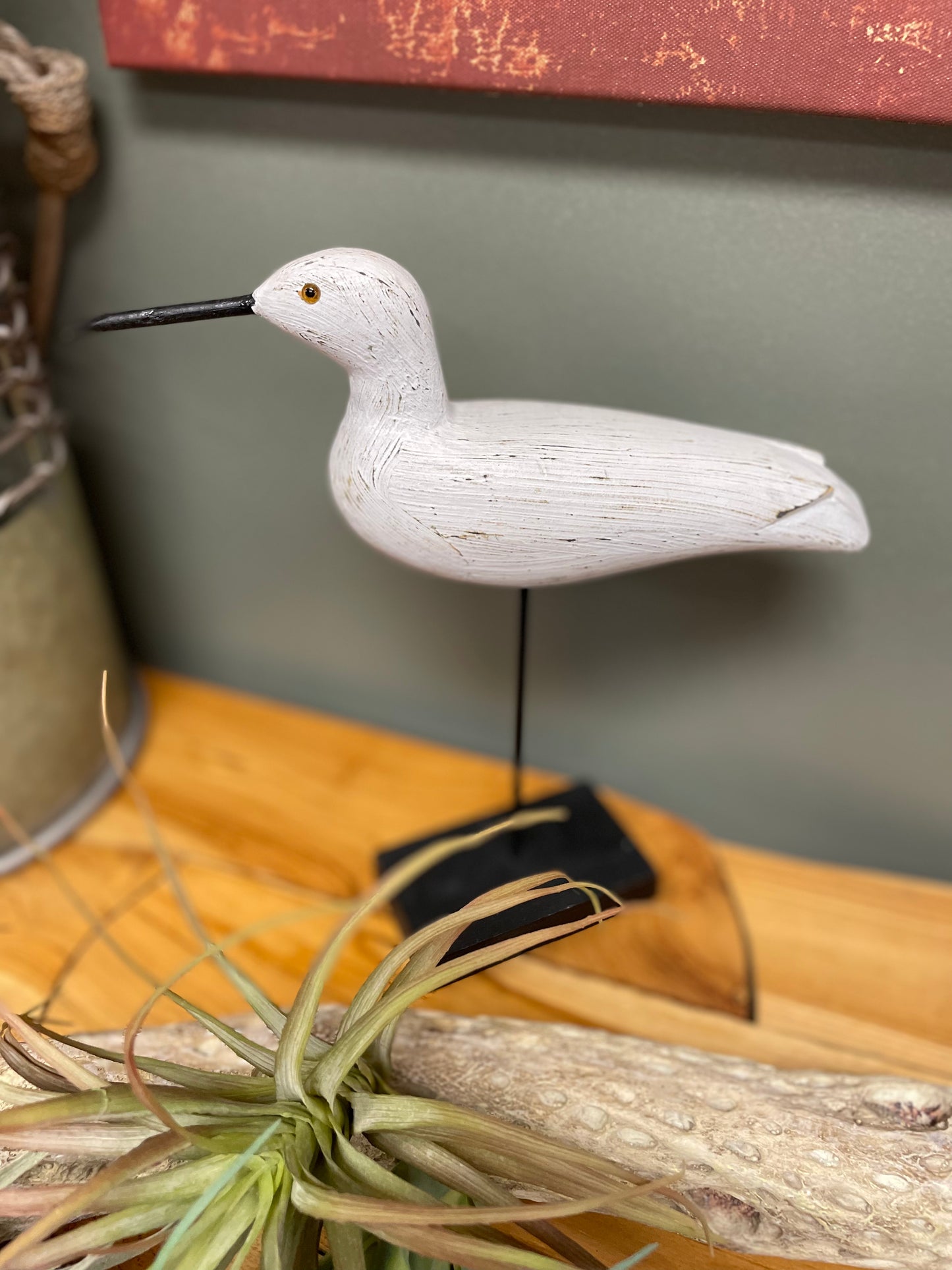 Wooden Seagull metal base