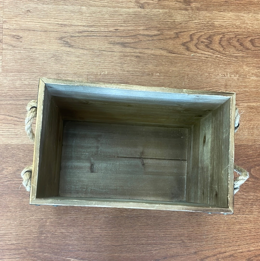 Paris Crate w/Rope Handles