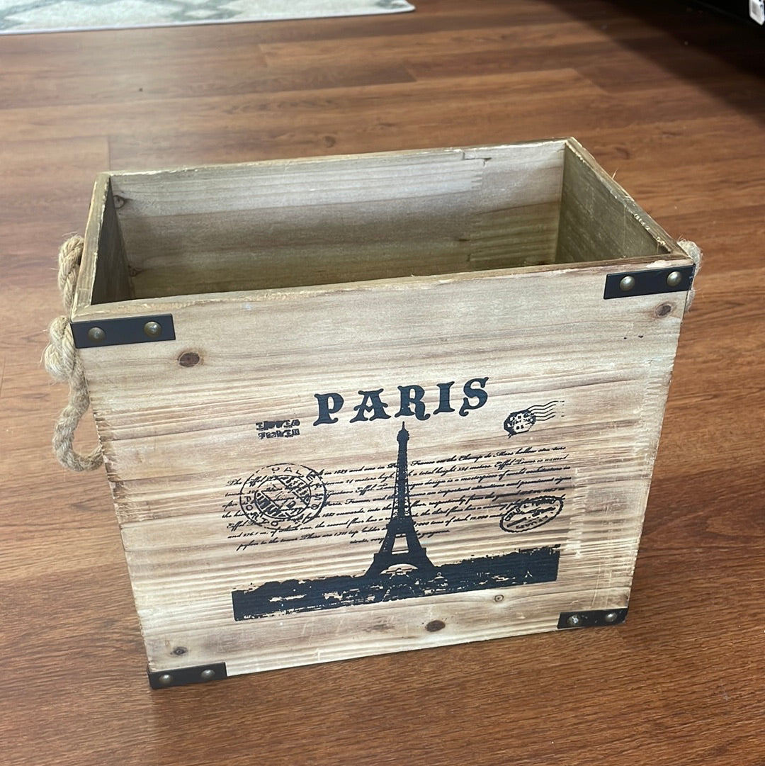 Paris Crate w/Rope Handles
