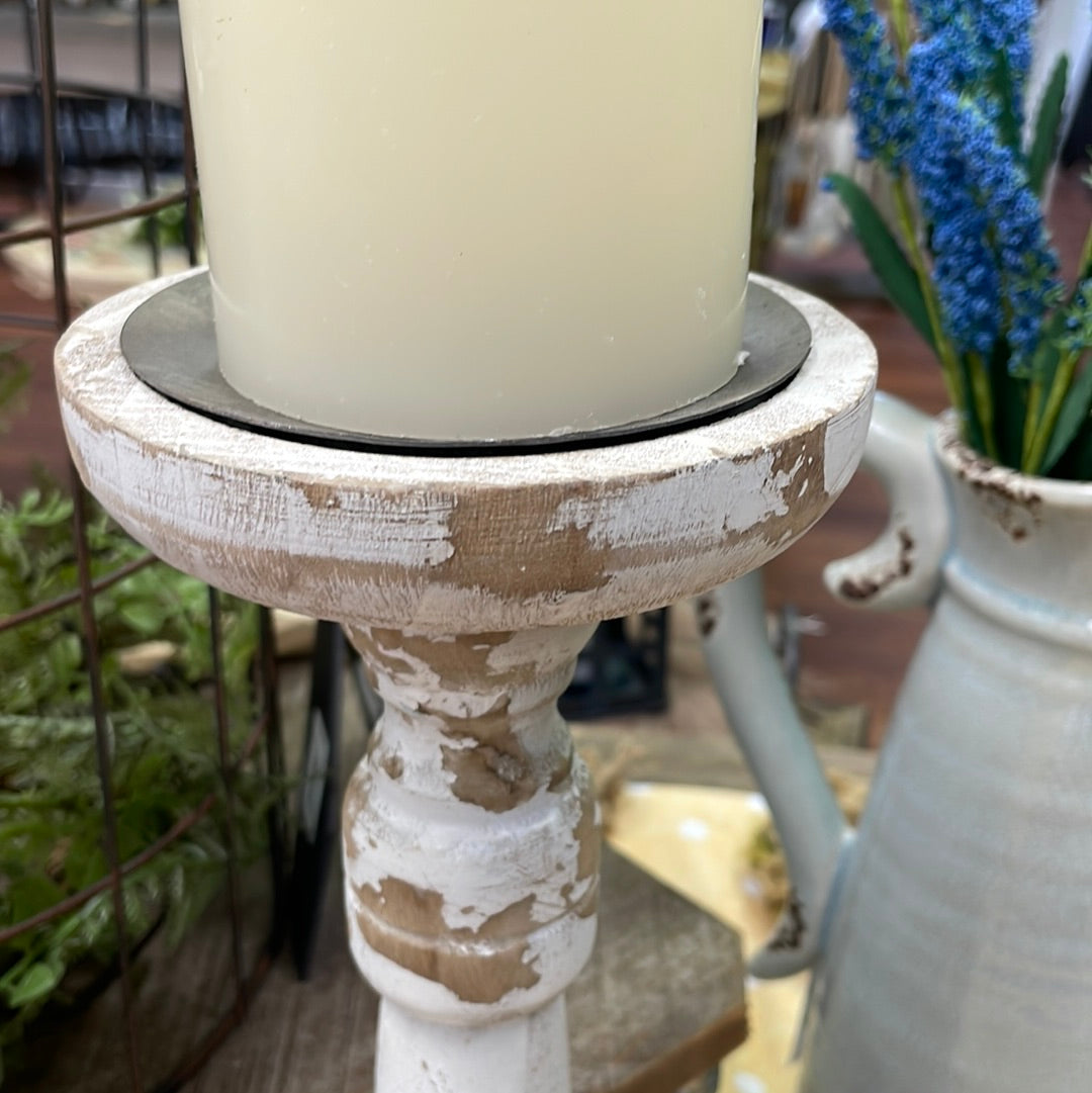 Distressed Candleholder