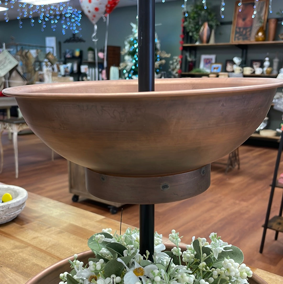 Two Tier Copper Bowls