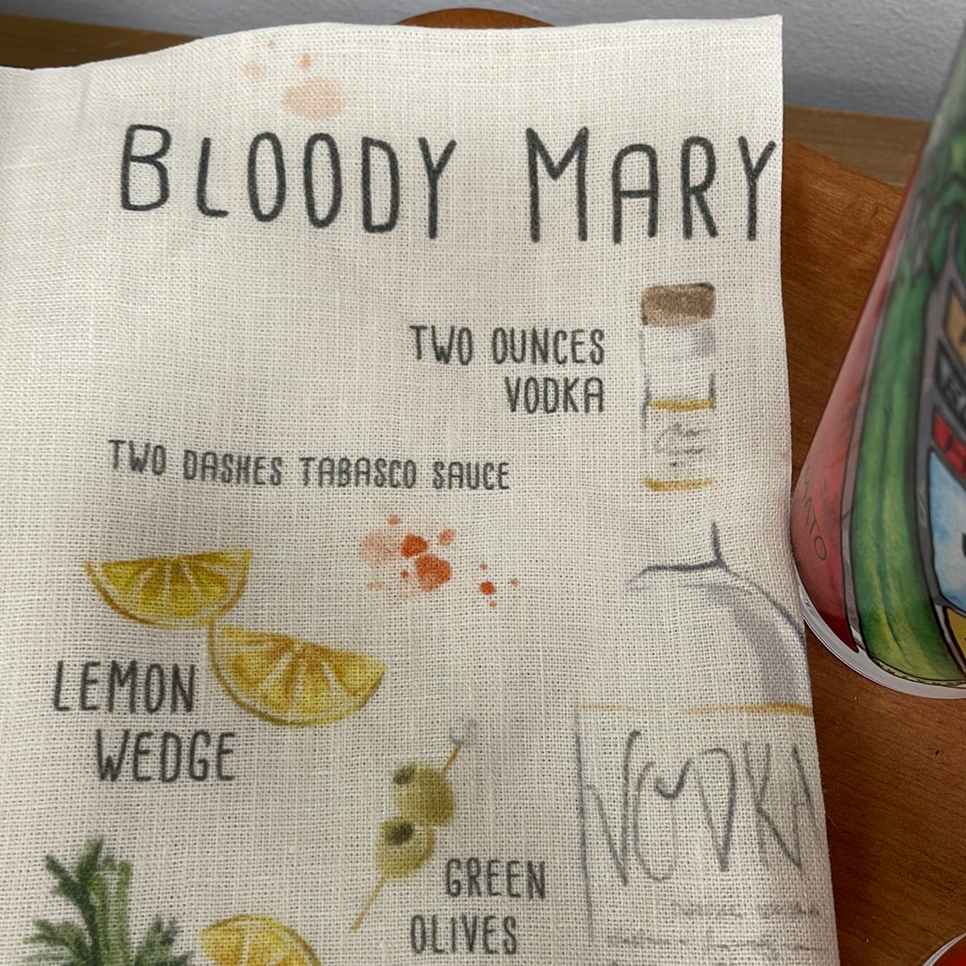Bloody Mary- tea towel