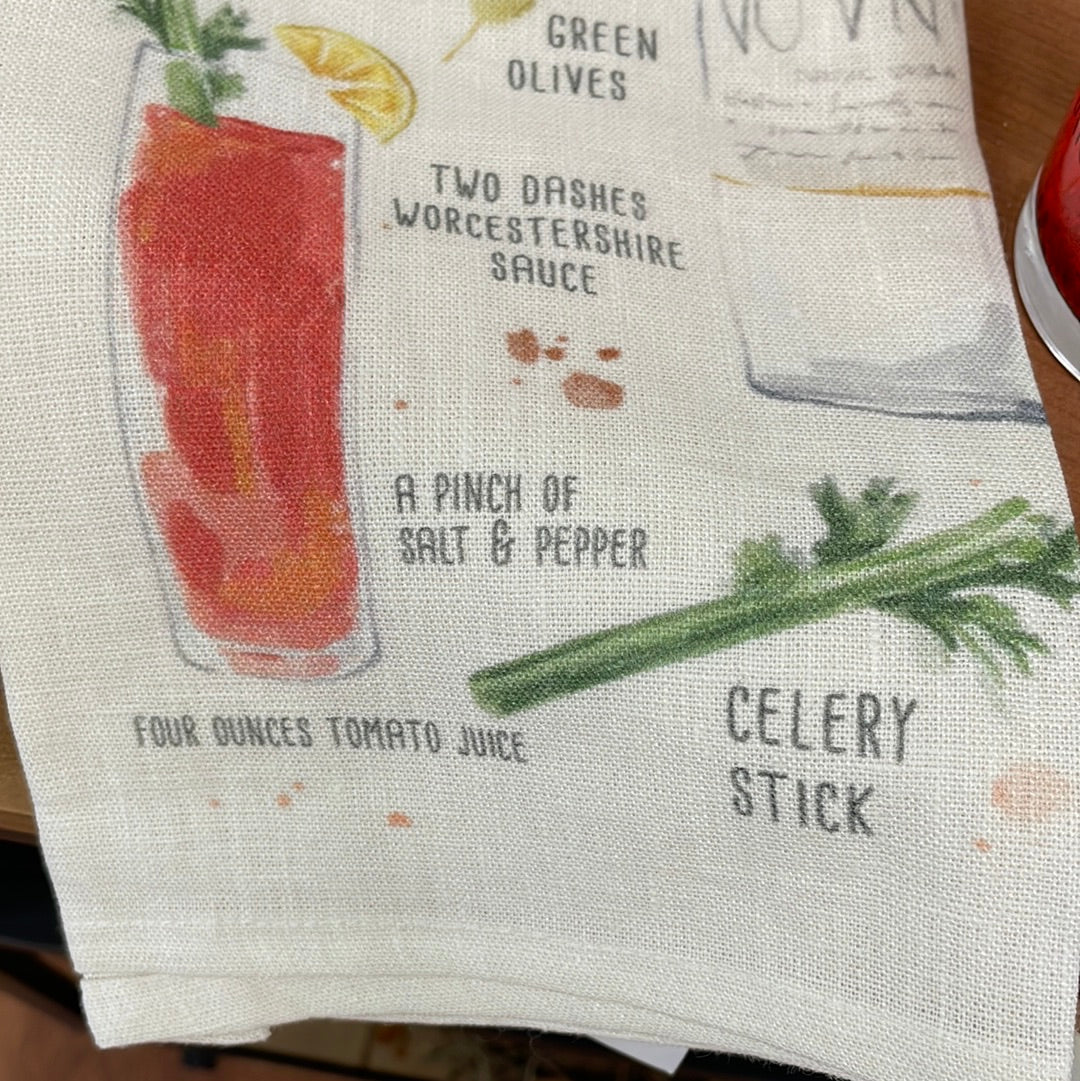 Bloody Mary- tea towel