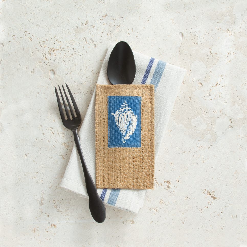 Conch Shell Patch - Set of 8