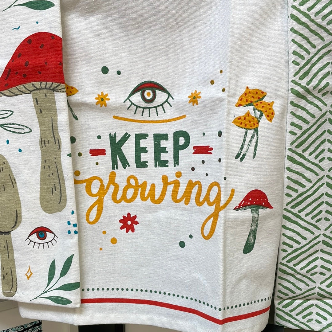 Keep Growing - tea towel