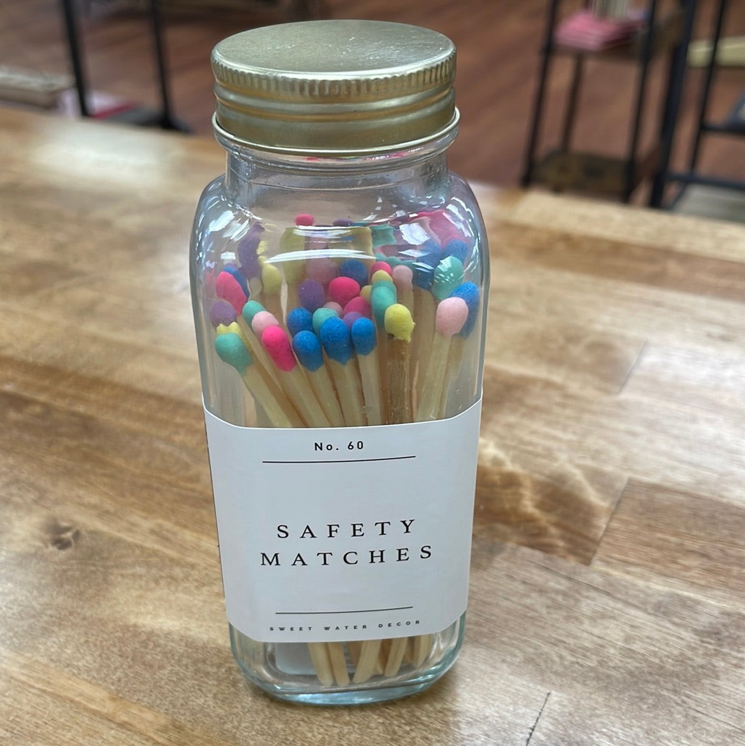 Multicolored Rainbow Safety Matches