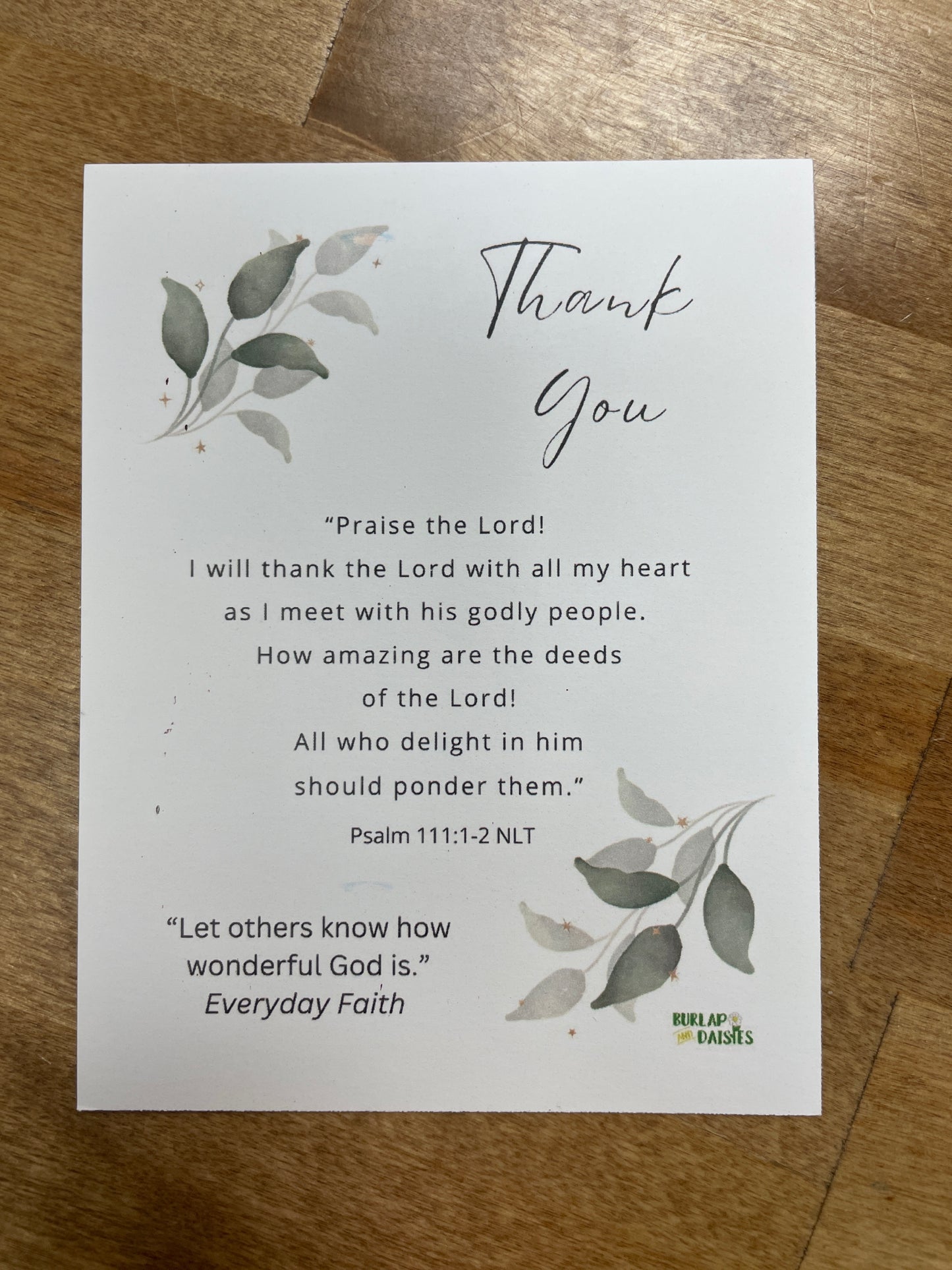 In All Things Give Thanks