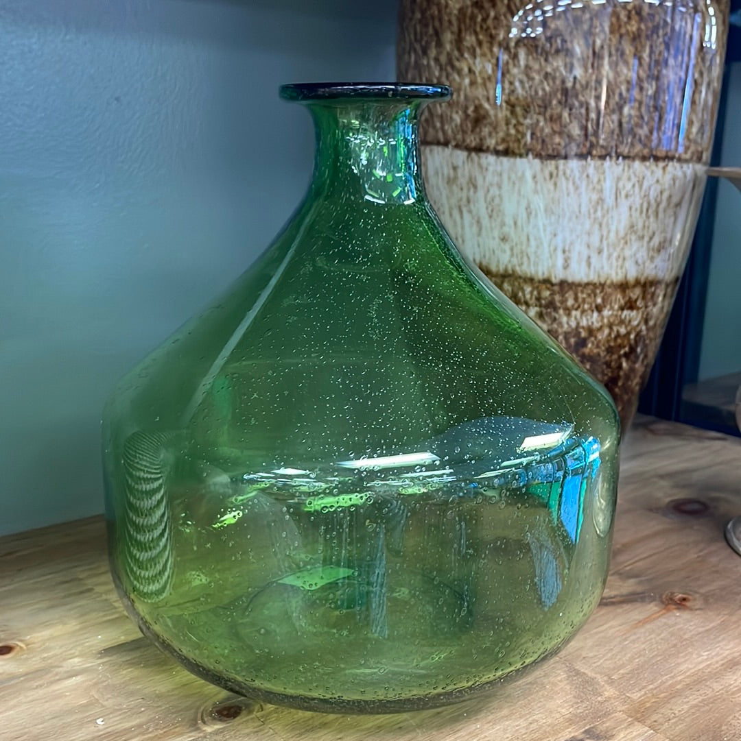Green Bubble Vase