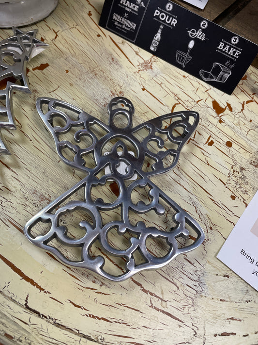 Silver Angel Trivet