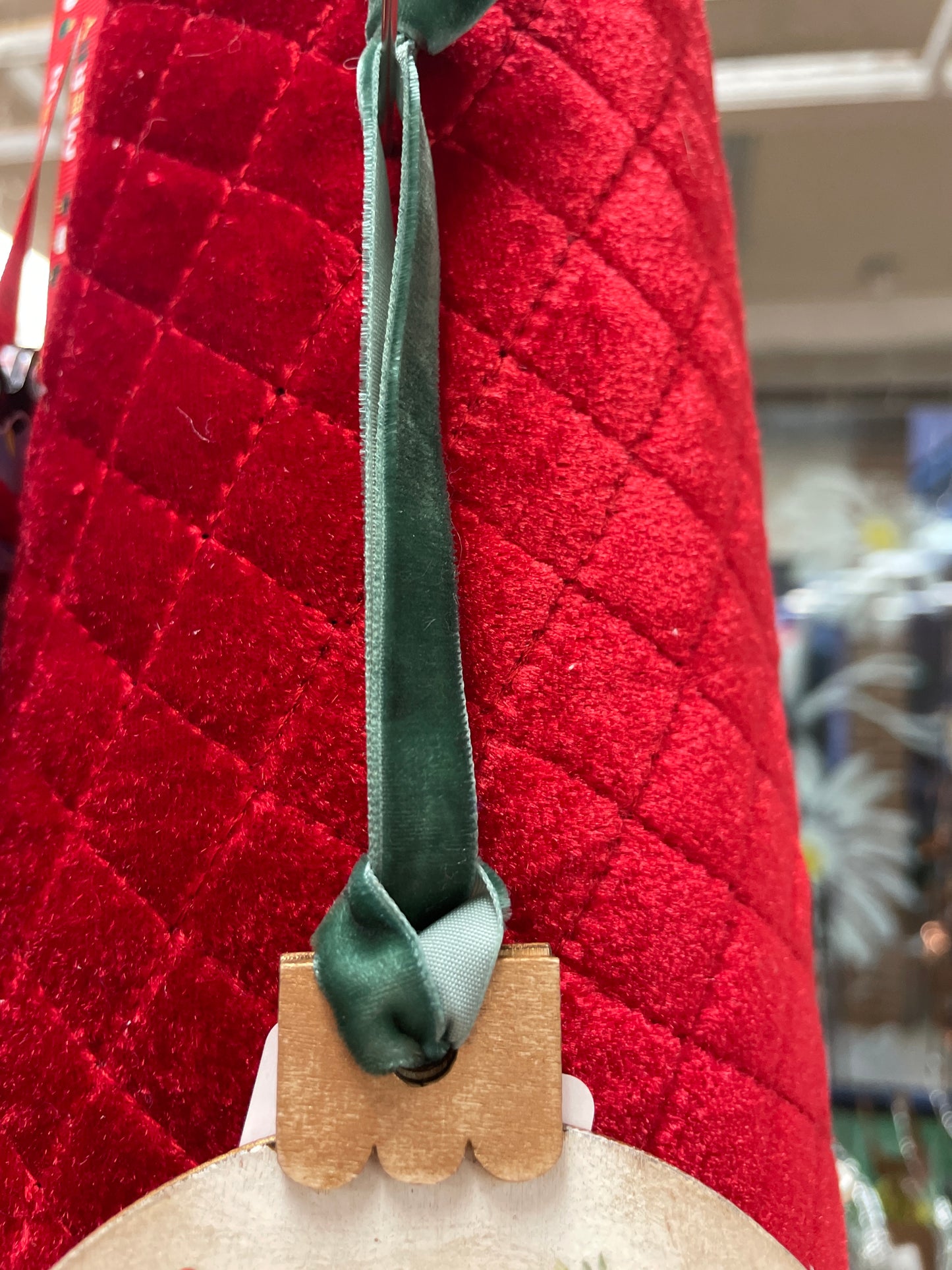 Holly Ornament w/Ribbon