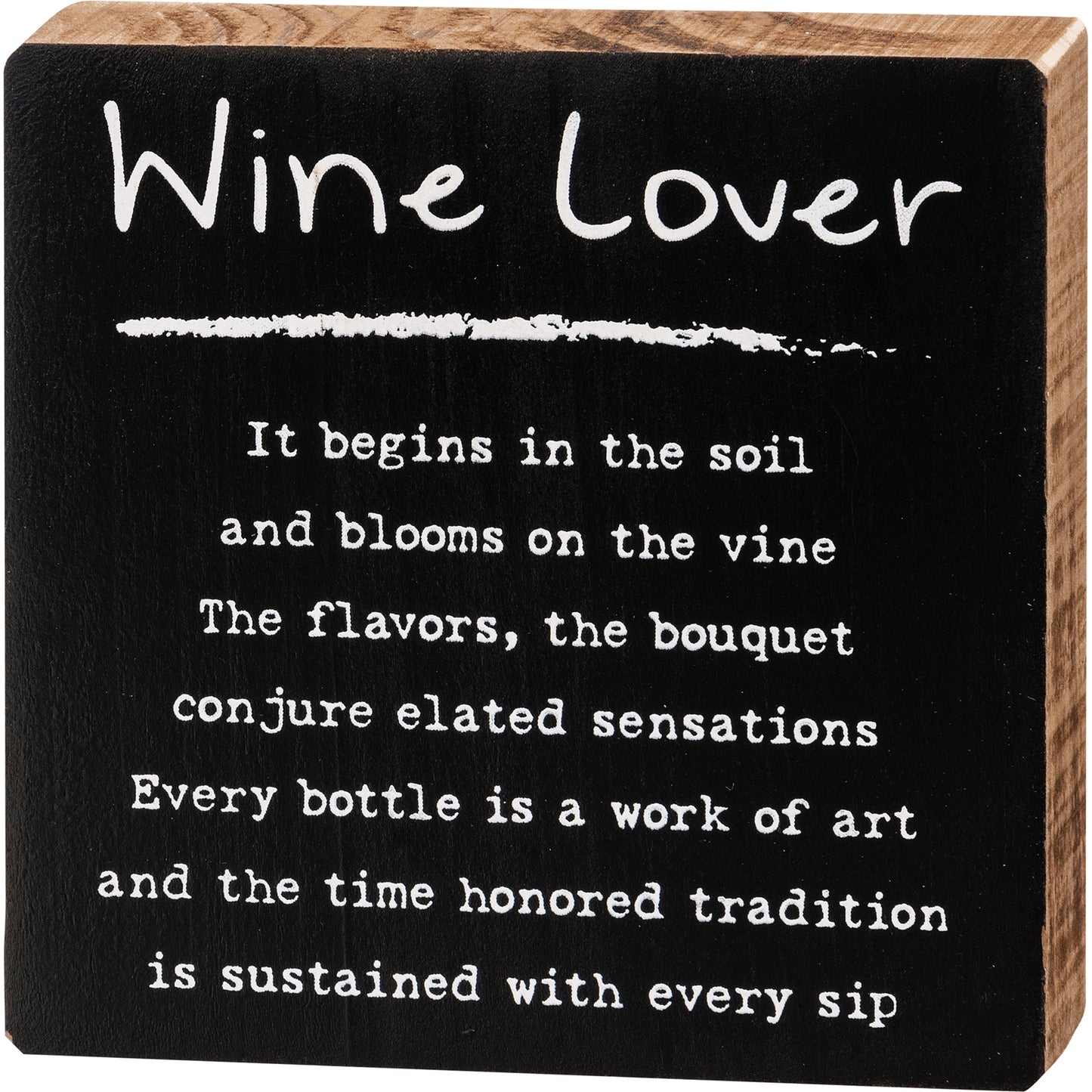 Wine Lover -  word block