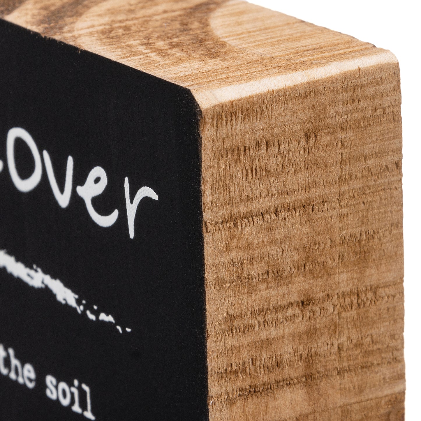 Wine Lover word block Burlap and Daisies