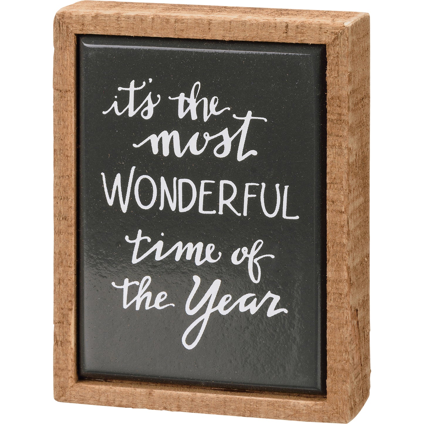 Most Wonderful Time of the Year - mini word block